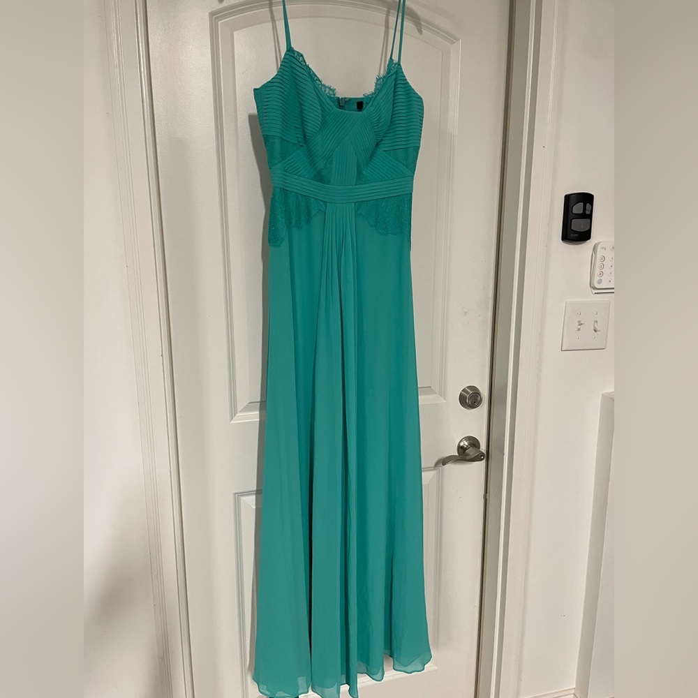Stunning turquoise gala dress by BCBG.